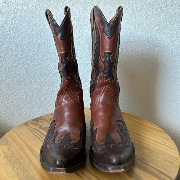 Stetson Men’s Cowboy Boots size 8 1/2 - Picture 2 of 9